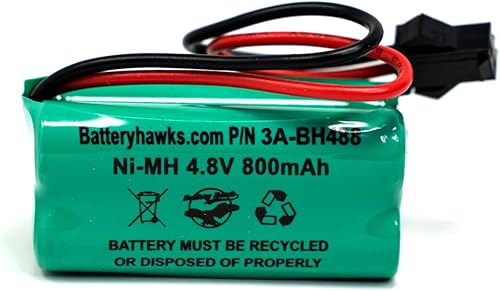 Miniatura 6 de 4.8v 800mAh Ni-MH batería para RC coche barco alto rendimiento general control remoto