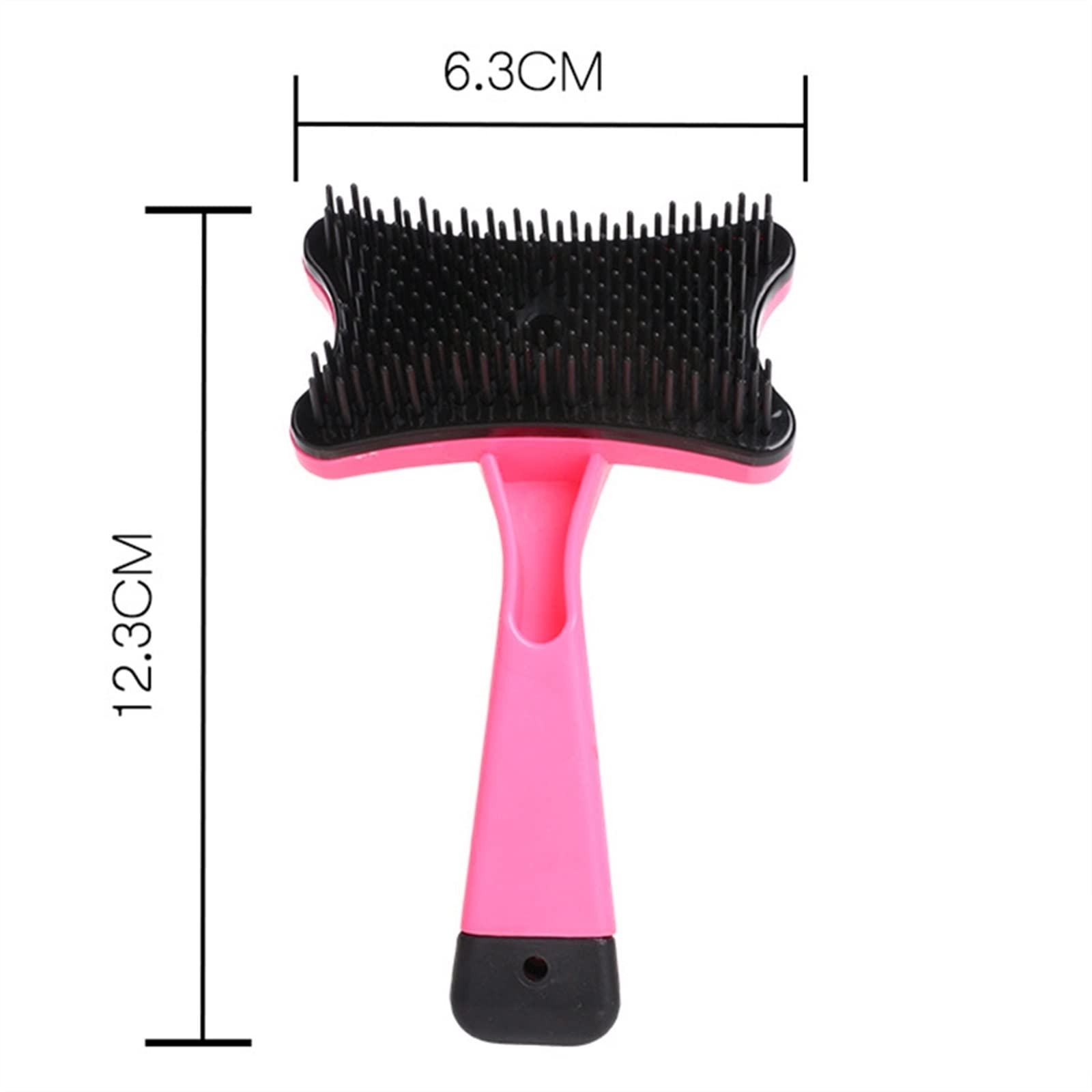 DieffematicSZ Grzebień Beauty Knot Opening And Hair Removal Plastic Automatic Comb Hair Removal Brush (Color : Blu)