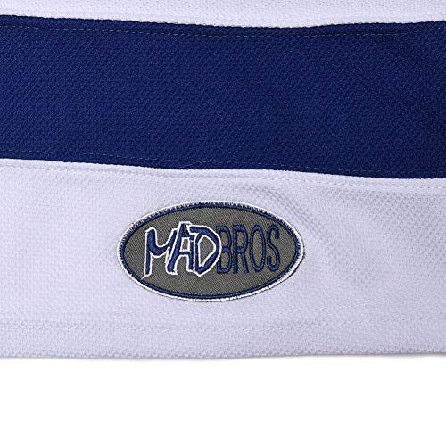Hanson Brothers Charlestown Chiefs 16 Jack 17 Steve 18 Jeff Slap Shot Movie Ice Hockey Jersey (18 White, Medium) by BOROLIN - Image 8