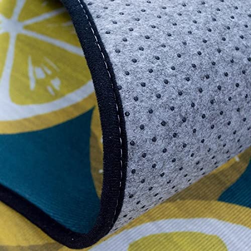 Image of HomeCloud Rubber 6mm Fruit Printed Thick Anti Slip, Washable, Big Size, Printed, Designer Folding Kitchen Mat for Floor Home Bedroom -, Standard Size (40 x 120 cm 40 x 60 cm)
