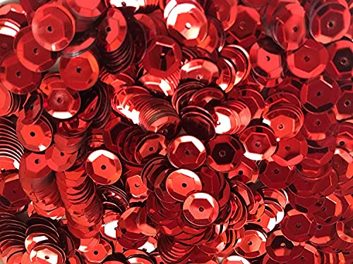 Sequins 8mm 800/Pkg (Red)