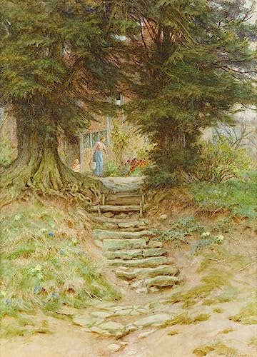 Tableau toile pour habiller un grand mur vide peinture paysage nature