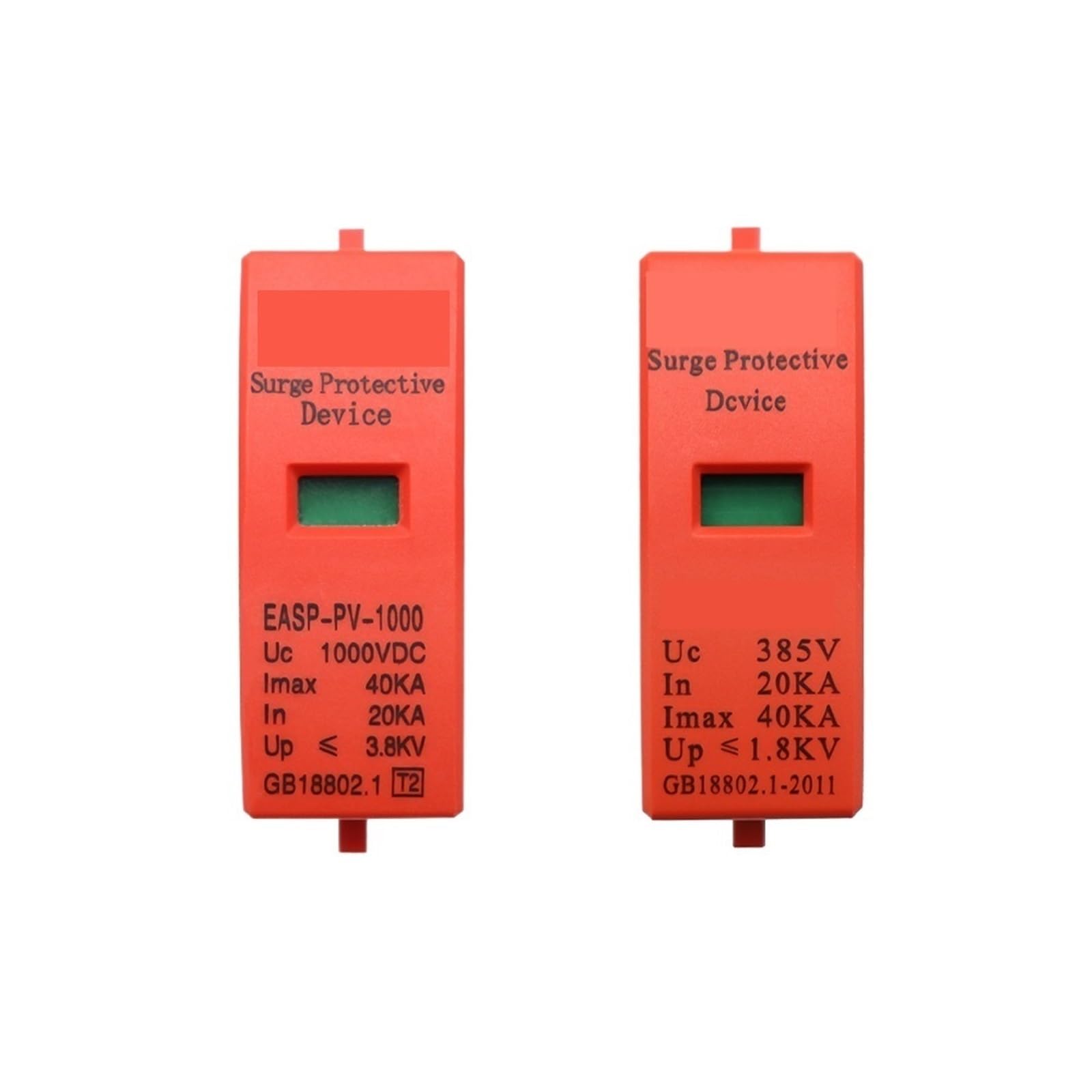 Cartucho de recambio SPD DC 800V para solucionar indicadores de averia en cuadros solares 4