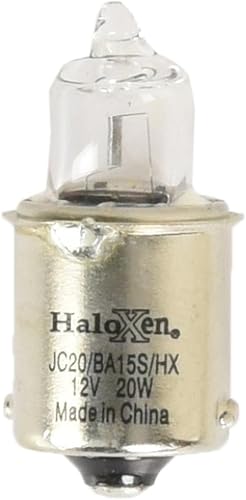Halco Lighting Technologies Bombillas incandescentes halógenas JC20/BA15S/HX T8U2FR12/850/DIR/LED 107718 20W JC 12V BA15S