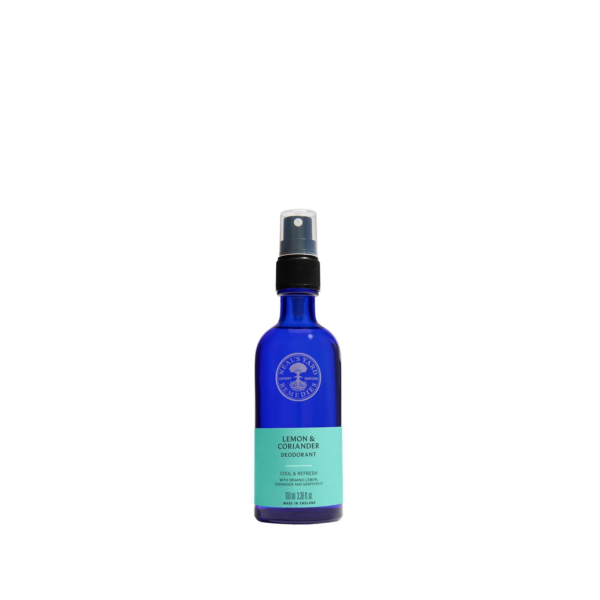 Neal's Yard Remedies Lemon & Coriander Deodorant, Lasting Freshness to Face the Day, Spray Deodorant, Vegan & Cruelty-Free, 100ml