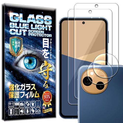 �yRISE�z 2���{2�� �t�B���� AQUOS sense10 �A�N�I�X�Z���X10 SH-53F �p �K���X�t�B���� �u���[���C�g�J�b�g �J�����t�B���� �����Y�t�B���� �����Y�ی�K���X �����Y�J�o�[ �ی�t�B���� ���� �K���X ������ ������ ���{�� ��