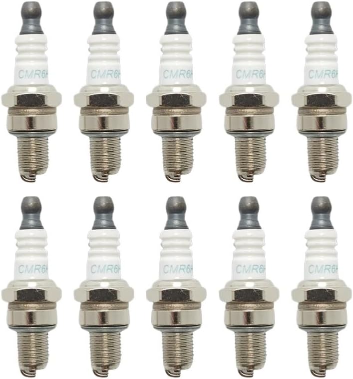 10-Piece CMR6H Plug Kit for FS90, FS100, FS110, FS90R, FS100R, FS110R Lawn Mowers 3365 Garden Tool Accessories