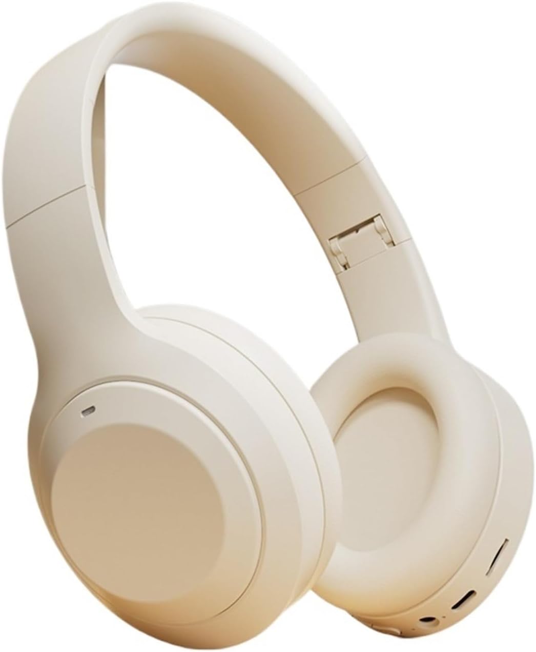 Headphones Over Ear Stereo Headsets(Beige)