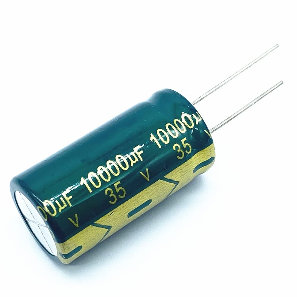 2 pz/lotto ad alta Frequenza A Bassa impedenza 35 V 10000 UF 18 * 35 MILLIMETRI Condensatore elettrolitico di Alluminio 10000 uf 35 v 35 V 10000 UF 20% Passive Components