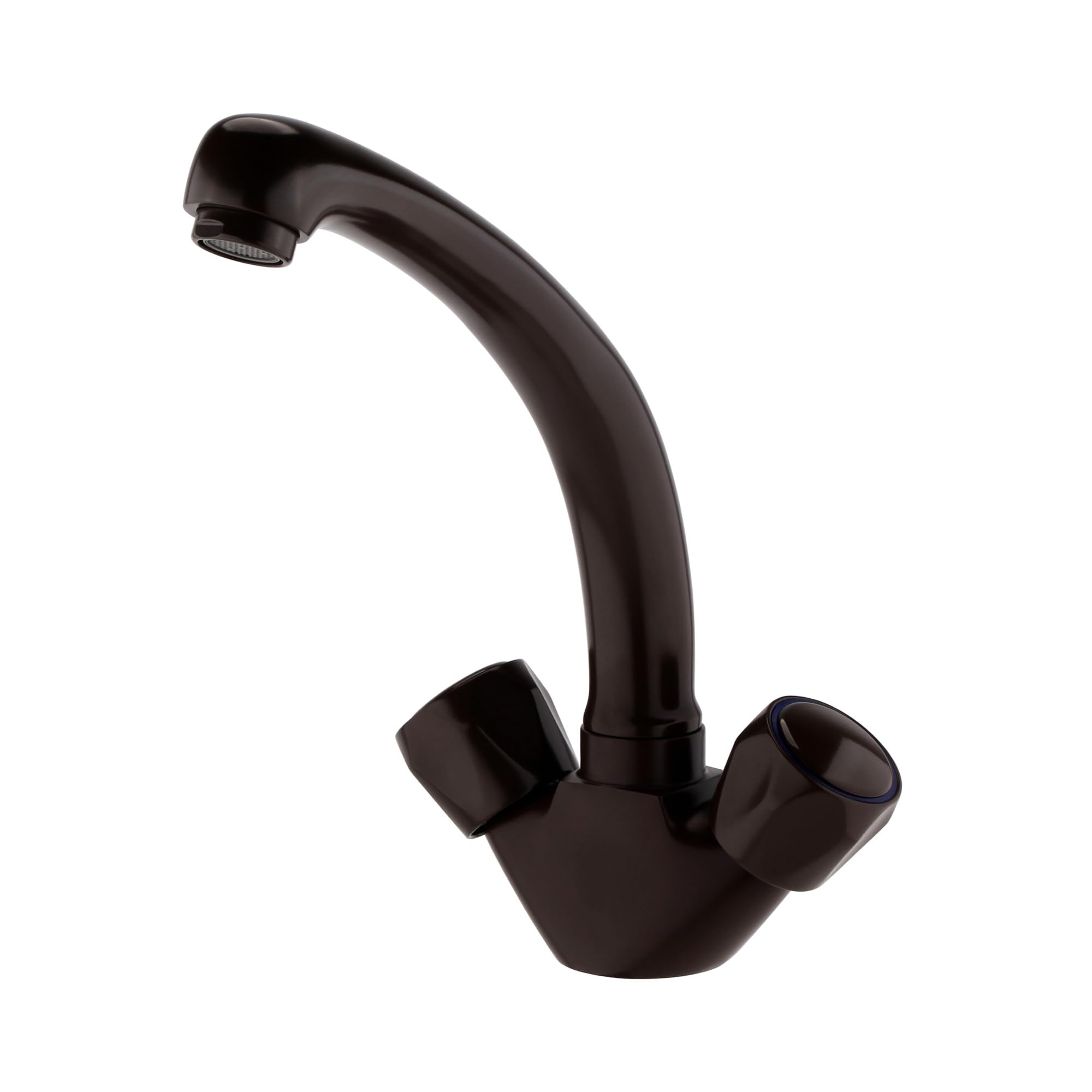 Enki Brown Richmond, Kt024, Kitchen Basin Sink Mixer Taps, Dual Flow, Solid Brass, Easy Clean, Traditional Design, Easy To Install, 1-Year Guarantee