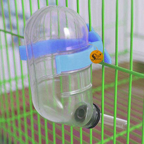 Sage Square Vacuum Leak Proof Water Bottle for Hamster/Dwarf/Gerbil/Mice/Guinea Pig/Ferret/Rabbit (60 ml, Blue) (B07P9M8BZ4) Amazon Price History, Amazon Price Tracker