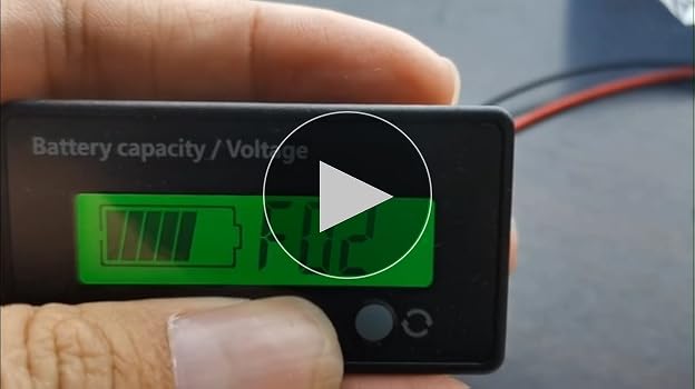 Amazon.co.jp: YFFSFDC デジタル電圧計 バッテリー残量表示計