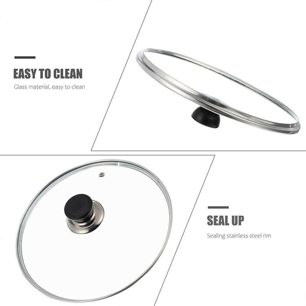 11-Inch Tempered Glass Lid – Universal Replacement Cover For 10.25, 11, 12 Frying Pans & Pots - View #10