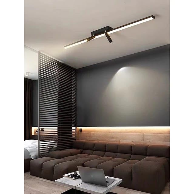 Image of Glowave Modern Metal Golden 2 Spot Light with Adjustabe Head Mirror Vanity Bathroom Picture Light - Tricolour (Warm White, White, Natural White) (268 /BK)