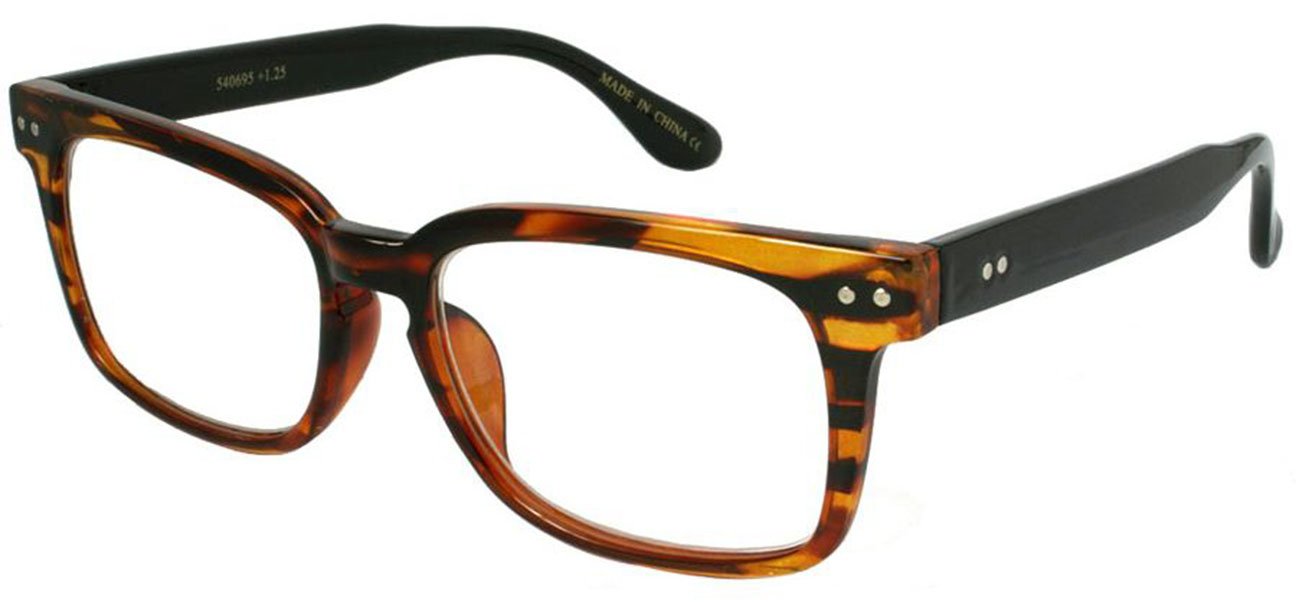 EDGEIWEAR 80's Horned Rim Style Readers 540695