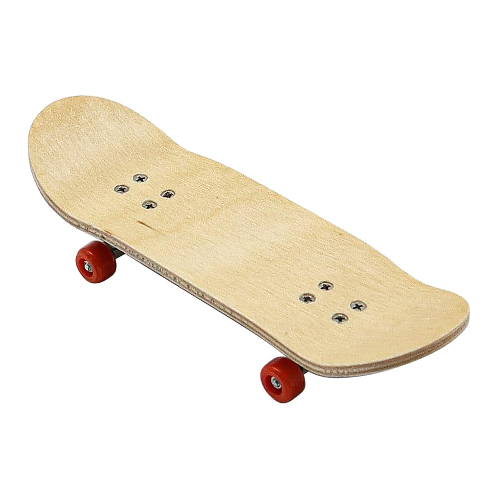Tiardey Mini Finger Skateboard, Maple Wooden Alloy Fingerboard, Pro Finger Board with PU Non-Slip Box, Reduce Pressure - Image 2