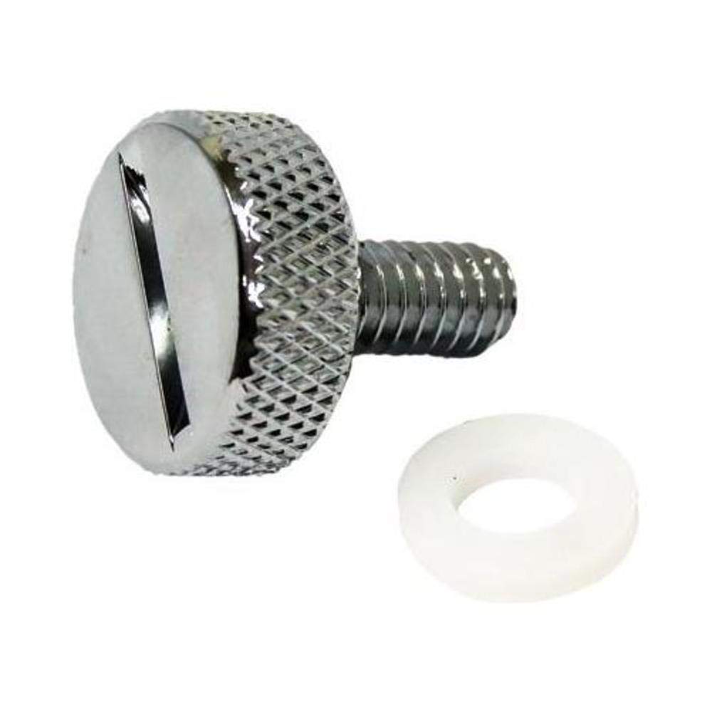 HardDrive 05-097 Quarter Turn Thumb Seat Screw - 1/4- 20 - Chrome