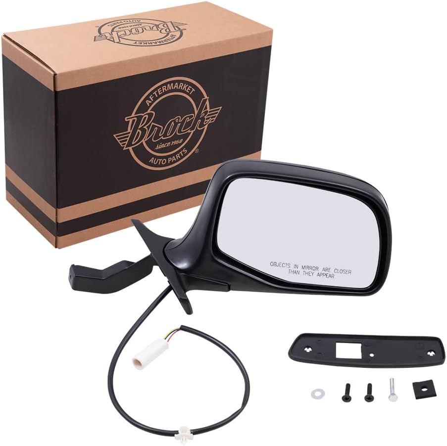 Power Mirror for 1992-1996 Bronco Paddle Type for 1992-1996 F-150 for 1992-1997 F-250 for 1992-1997 F-350 F7TZ17683BAB Right FO1320124