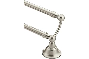 Moen Sage Collection Double Towel Bar Brushed Nickel