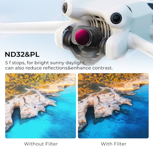 Image of K&F CONCEPT 3Pack ND /PL Filter Compatible with DJI Mini 4 Pro