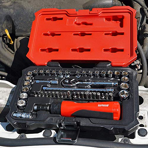 Image of S01001 1 /4 inch Drive 48Piece SAE & Metric Master Socket Set (1 Set)