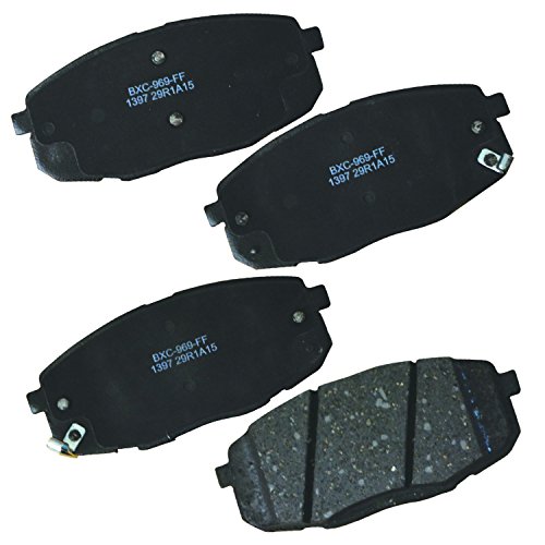 Image of Bendix Premium SBC1397 Ceramic Front Brake Pads for Hyundai Elantra 2012-2009, Kia Forte 2013-2010, Forte5 2013-2012, Forte Koup 2013-2010
