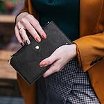 Travelambo RFID Wallet Women Large Size Bifold Multi Card Wallet Case with Zipper Pocke Credit Card Holder for Women - Image 2