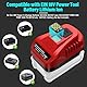 PD100W für Einhell 18V USB Akku Ladegerät, mit Type C Handyladegerät Stromquellen Adapter für Einhel, kann Batterie Aufladen für PXBP-300 PXBP-600