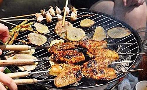 Malla Redonda para Parrilla de Barbacoa de Acero Inoxidable, Redes para Asar en casa, Herramienta para Parrilla, Redes de Hierro, Accesorios para Barbacoa, Rejilla Antiadherente para Barbacoa