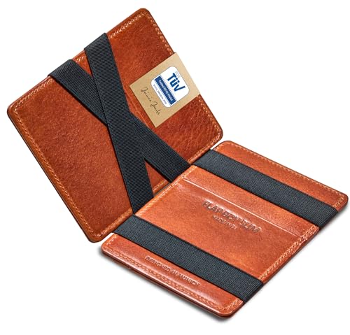 Jaimie Jacobs Magic Wallet Flap Boy Slim Front Pocket RFID (Dark Brown)