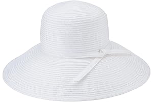 Beach-Ready White Hat for Sun Protection