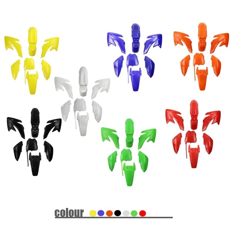 Juego de Cubierta de carenado de Cuerpo Completo para Motocicleta Dirt Bike CRF 70, Kit de Piezas de plástico para CRF70 50 90 110 125 140 150CC sección de carenados