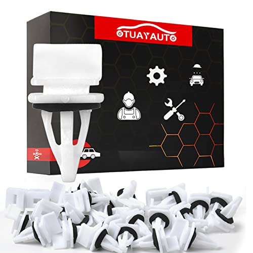 Image of OTUAYAUTO 30PCS Rocker Panel Moulding Clips - Replacement for Honda Accord 90-07, Civic 92-00, Element 03-11, Acura TL 95-08 91513-SM4-000 91513SM4000