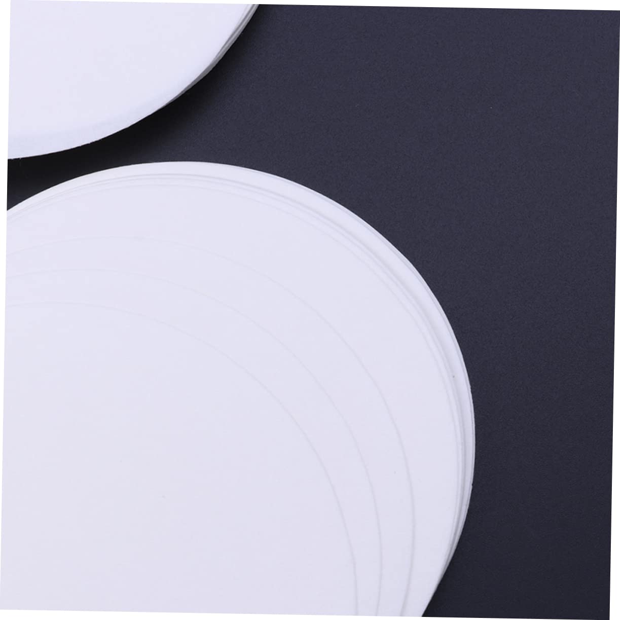 MAGICLULU Filtro di Carta Diametro Carta da Filtro Flusso Medio per Laboratorio Scolastico Bianco