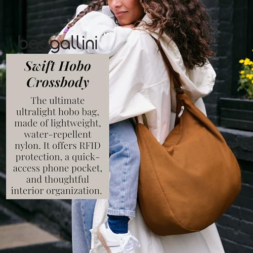 Baggallini Swift Hobo Crossbody Bag for Women - Lightweight 15.7"x16" Travel Purse Handbag Hobo Bag2