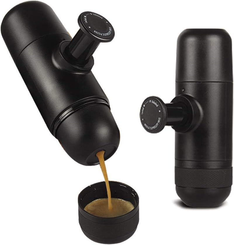 HomeThinker Small Travel Coffee Maker, Compatible Ground