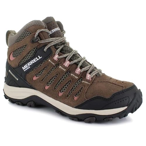 Merrell Women's Crosslander 3 Mid Waterproof Hiking Shoe, Bracken/Falc, 7