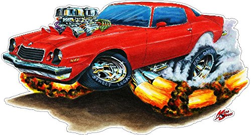 1976-79 Camaro FB Wall Decal Vintage 3D Car Movable Stickers Vinyl Wall Stickers for Kids Room