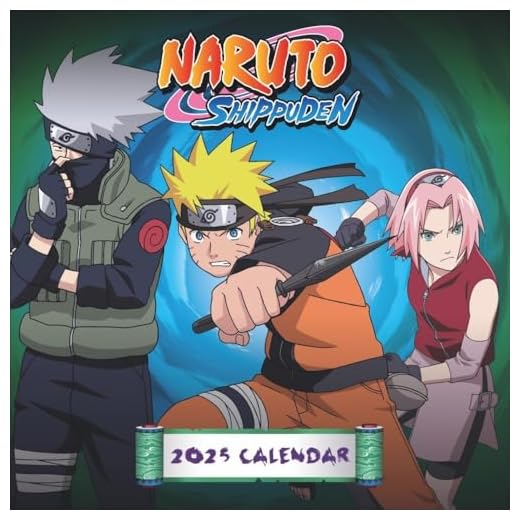 Naruto Broschurkalender 2026