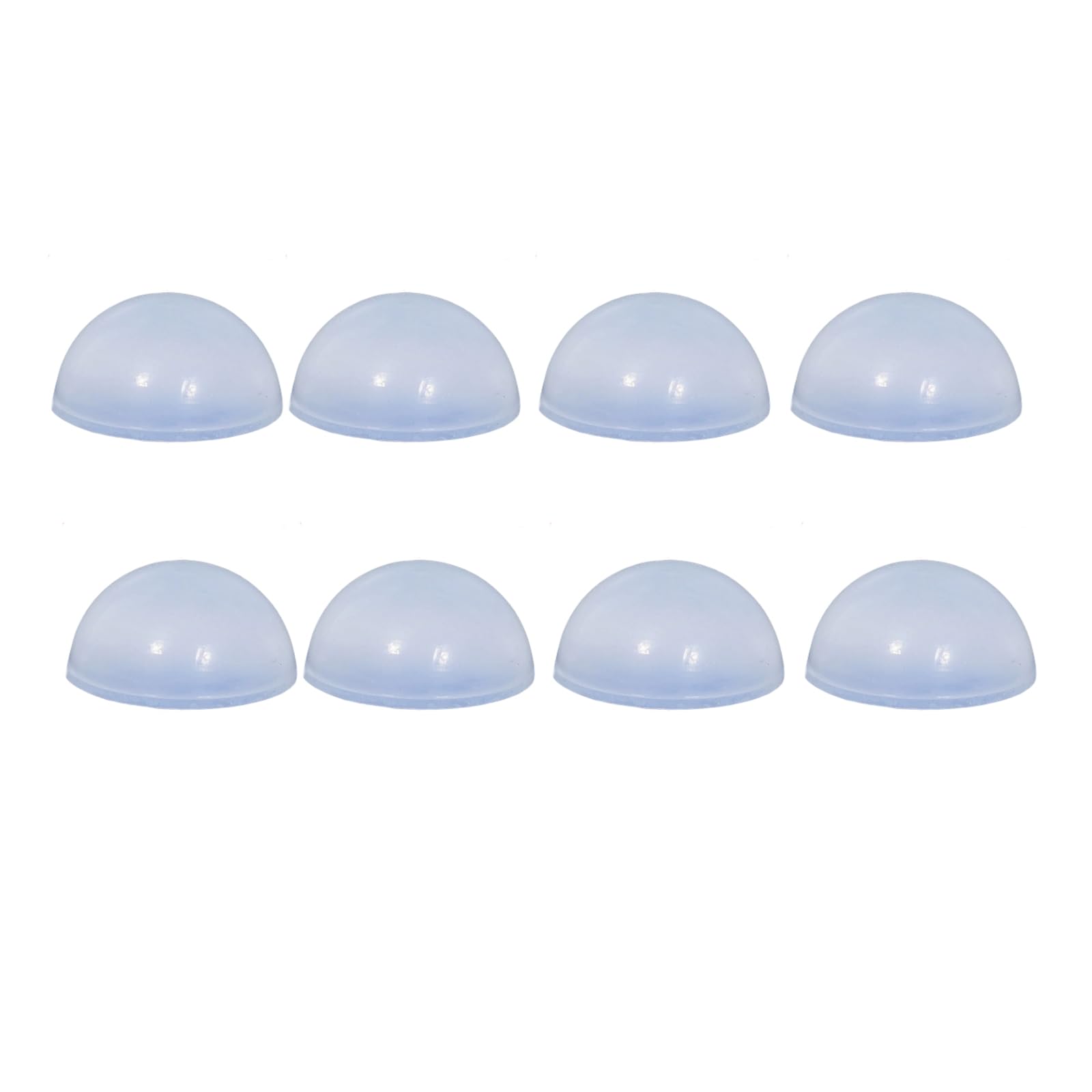 8Pcs Rubber Supports Feet with Adhesive for Shock Absorption on Electronics Hemispherical Mattresses Adherent Cushions