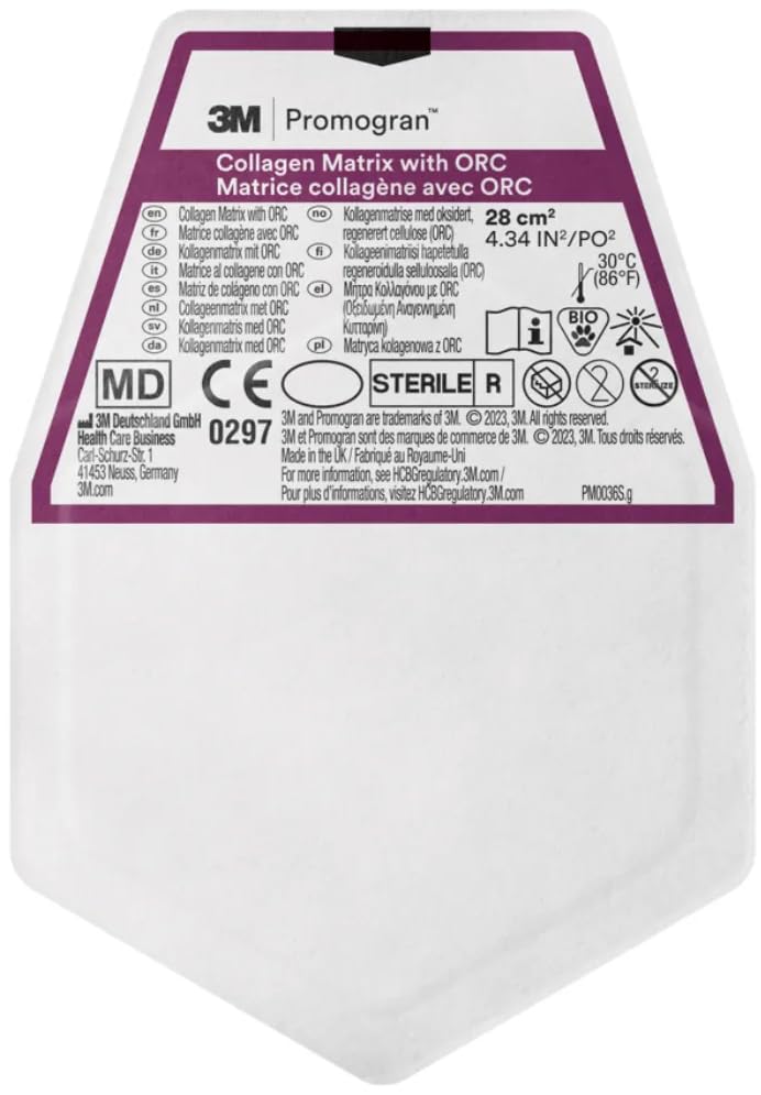 Promo Gran 28cm² Medicazione Avanzata a Base di Collagene e ORC | OFFERTA RISPARMIO SINGOLO PEZZO | Formulazione sterile e altamente assorbente | PREZZO RIFERITO AD UNA MEDICAZIONE SINGOLA