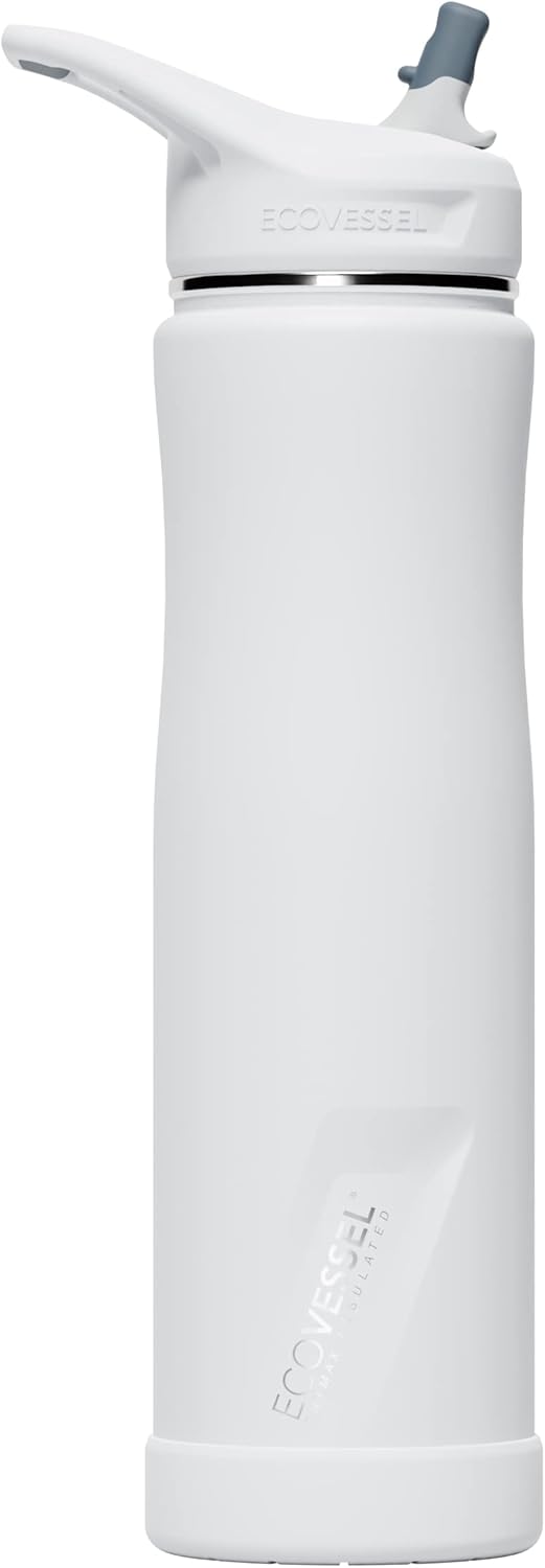 CamelBak Thrive Chug - Botella De Agua Aislada De Acero Inoxidable, Color Azul Cielo, 32 Onzas