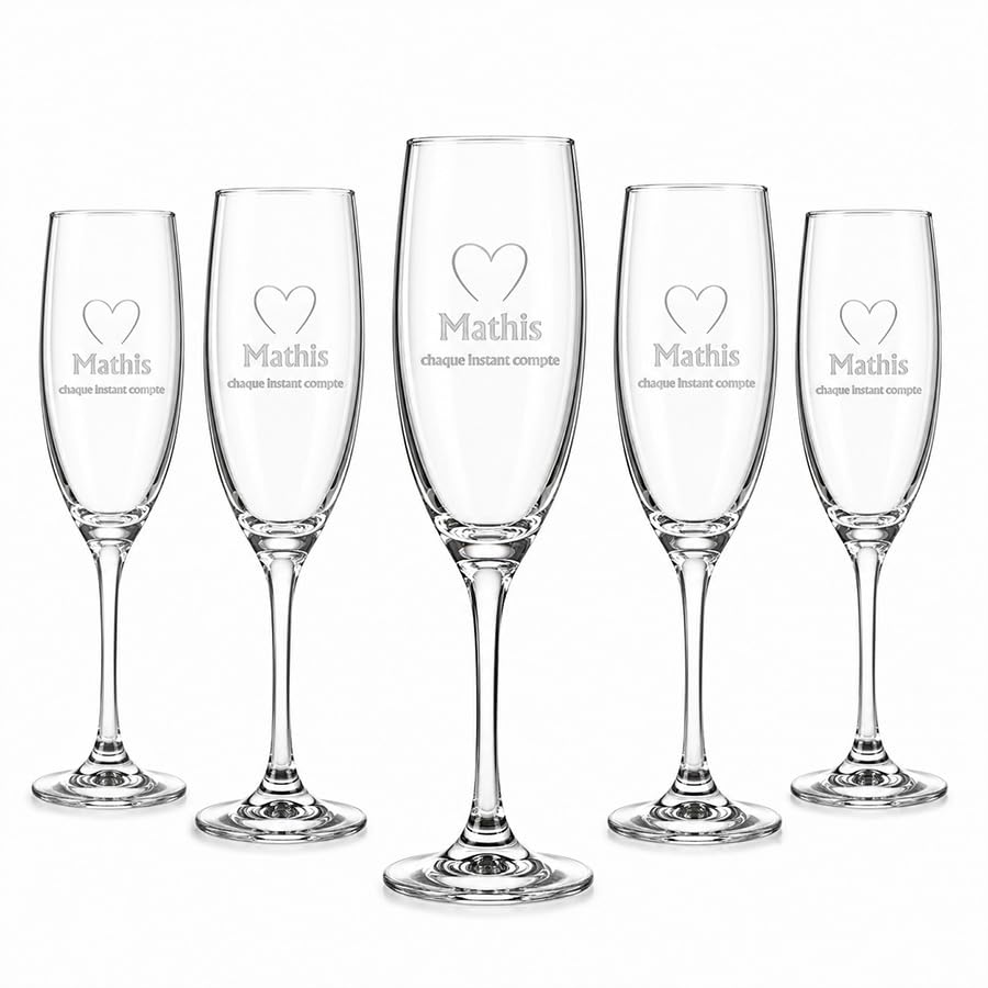 Verres à vin gravés pour mariage et EVJF : sublimez vos tables avec vos motifs personnalisés