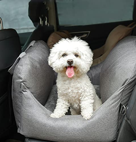 Ximei Dog Booster Car Seat Dog Car Seat Dog Chair Pet Car Seat Dog Cat Travel Car Seat Puppy Cat Car Bed For Suv Secure Safety Seat Perfect For Small Midium Dogs Cat (Grey) #TOP4