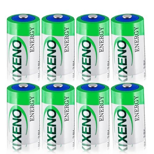 DZYZWSGFCLJX *[8 Pack] 19000mAh XL-205F D Std 3.6v Lithium Thionyl Chloride Battery for Xeno Energy XL-205F Battery, Non-Rechargeable
