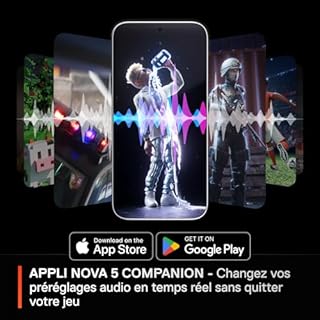 SteelSeries Arctis Nova 5 Casque Gaming Sans Fil Multi-Système - Haut-parleurs magnétiques néodyme - 100+ profils audio - Batterie 60h - 2,4GHz/BT - Micro ClearCast Gen 2.X - PS4/5, PC, Switch, Mobile