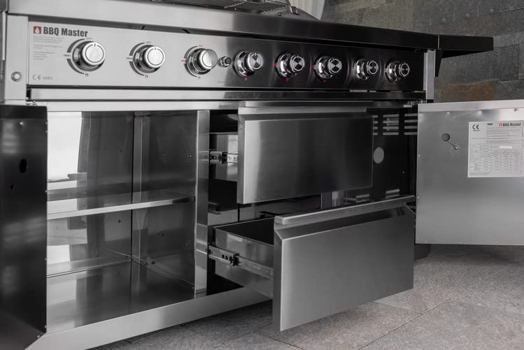 BBQ Master XXL Pro Edelstahl Gasgrill