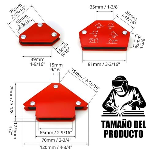 Escuadras de imán para soldar 14 Imagen adicional