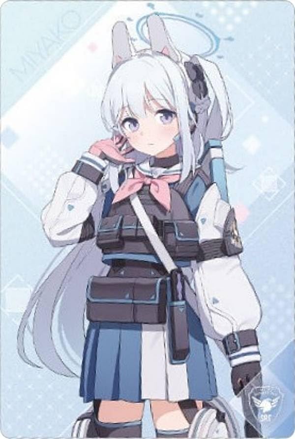 Amazon.co.jp: 【No.01 月雪ミヤコ (キャラクターカード)】ブルー