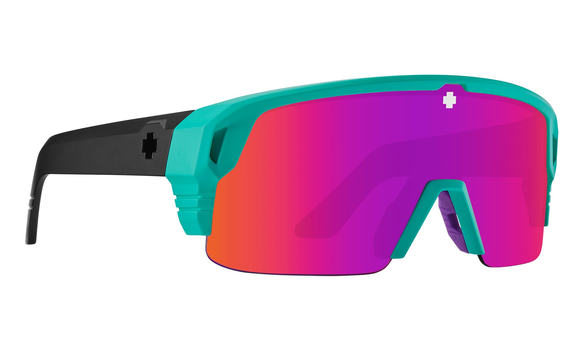 SPY Optic Monolith 5050 Cylindrical Shield Semi-rimless Sunglasses Color and Contrast Enhancing Lenses
